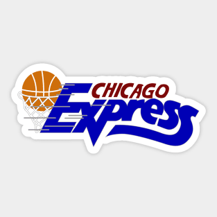 Classic Chicago Express Basketball Sticker